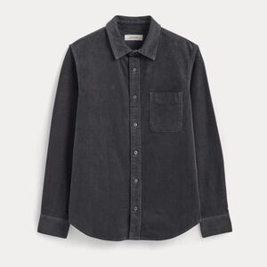 Everlane 98 % organic cotton botton down men’s long sleeves casual black shirt L